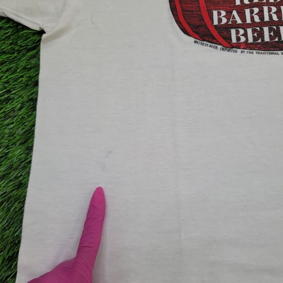 Vintage 1987 Watneys Red Barrel Shirt Women Large 20x23 Beer - Picture 4 of 16